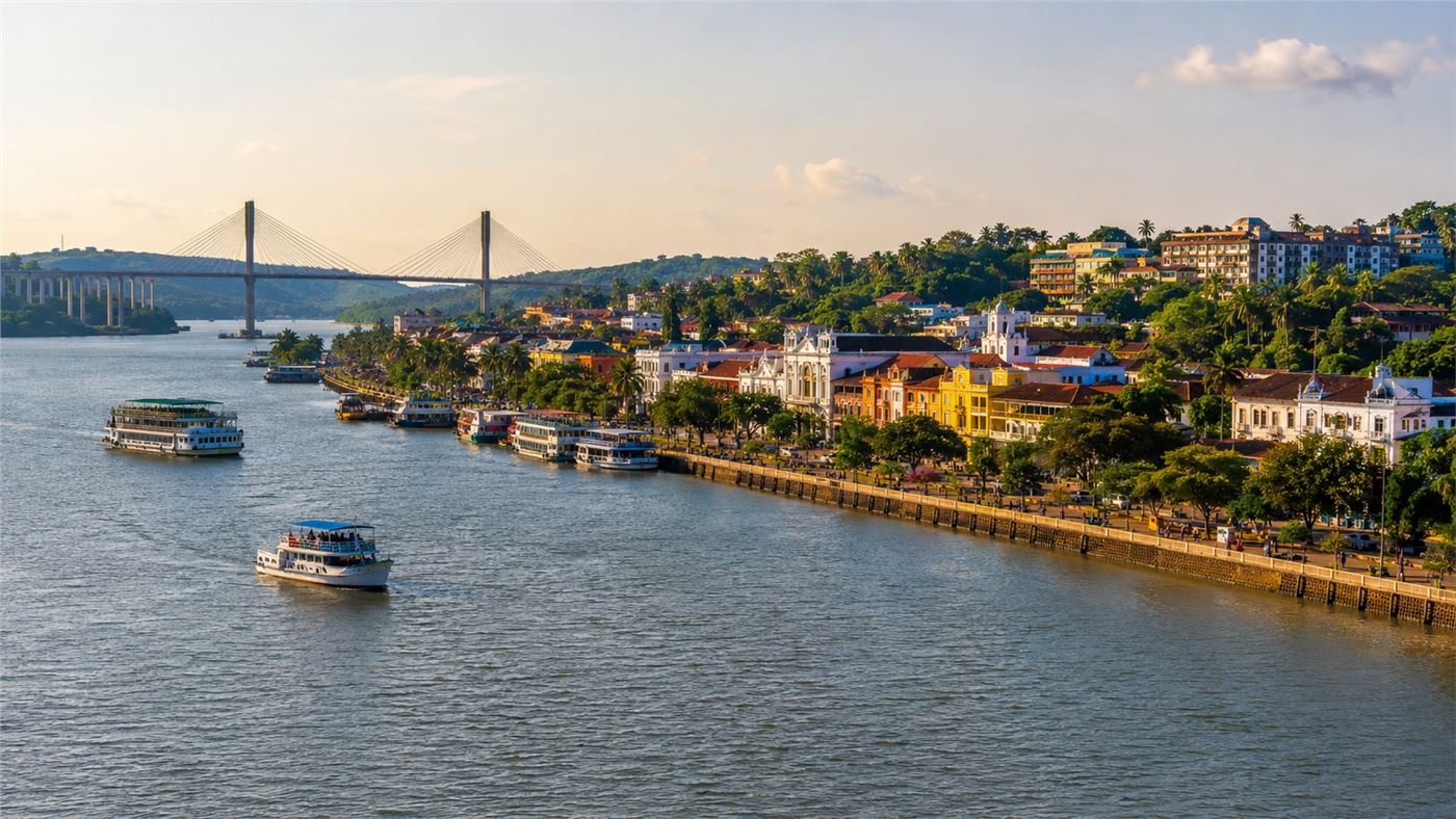 Panjim Latin Quarter & Fontainhas taxi and sightseeing in Goa